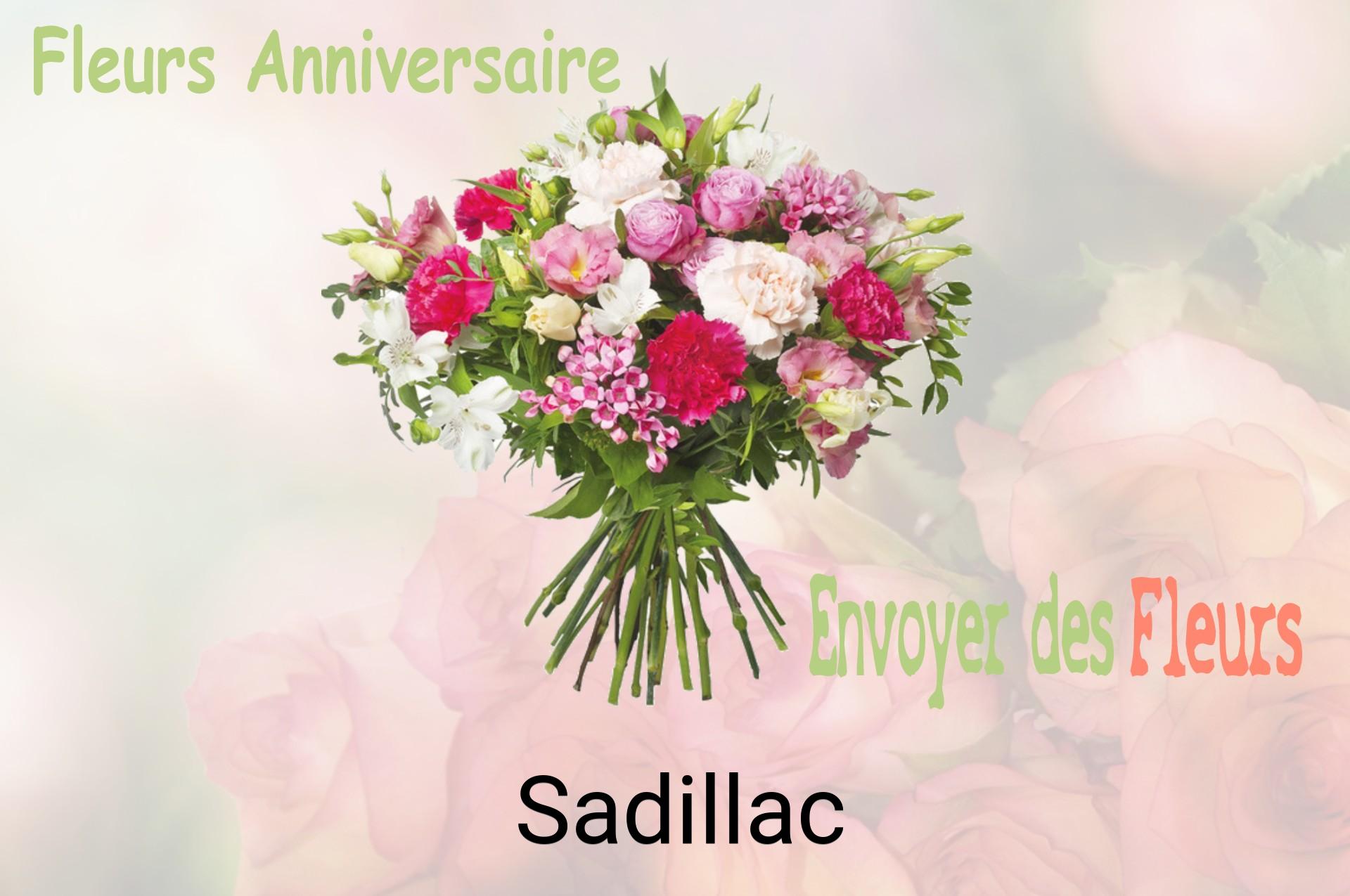 Bouquet de fleurs d’anniversaire livré à Sadillac